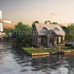 3d exterior Visualization services studio home house lake side modelling architectural rendering animation design Idea residential firms Mumbai Maharashtra