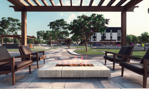 architectural rendering studio animation visualization services design Idea exterior garden siting area Pune Maharashtra