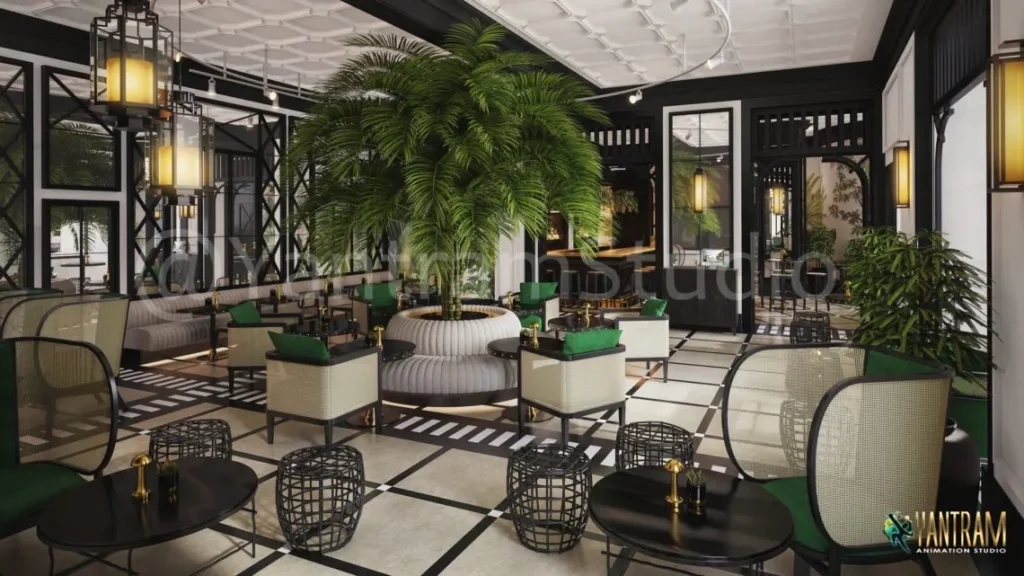 Architectural Interior Rendering Modern Elegance in Fort surat india