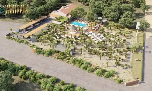 Bird view beach 3d exterior Architectural Rendering Services Architectural Visualisation Studio Indore Madhya Pradesh