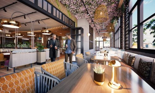 Crafting the Perfect Atmosphere Architectural Visualization Studio's Insights on Bar Area Design for Restaurants India