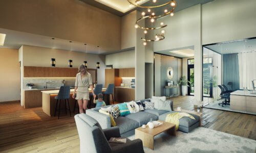 architectural company firms agency visualization animation studio services design rendering interior modern living room Mumbai Maharashtra