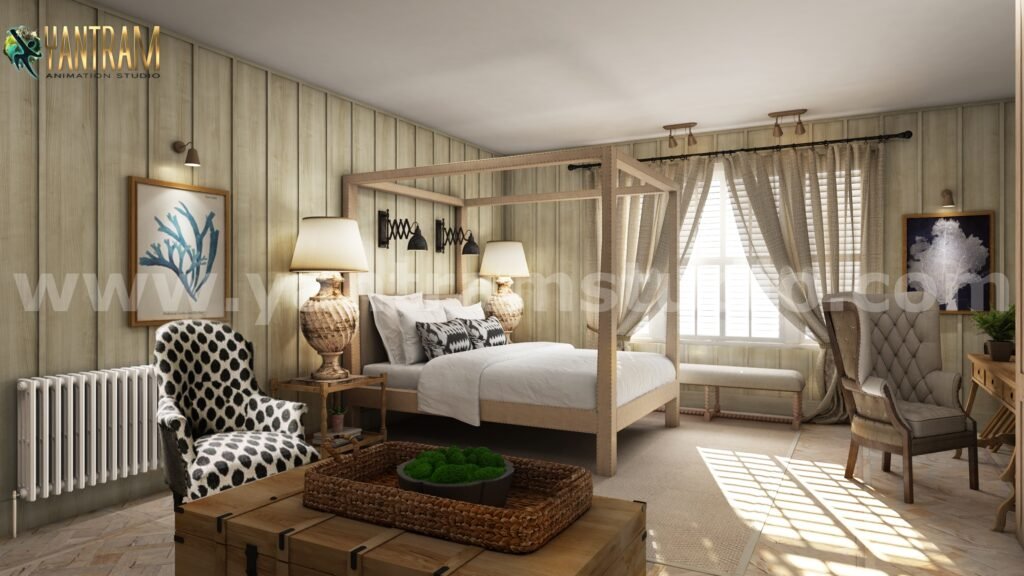 Design Dreams Elevating Your Bedroom Decor with 3D Architectural Rendering Studios india