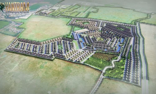Exploring Boundless Perspectives Aerial Marvels from Our Architectural Visualization Studio india