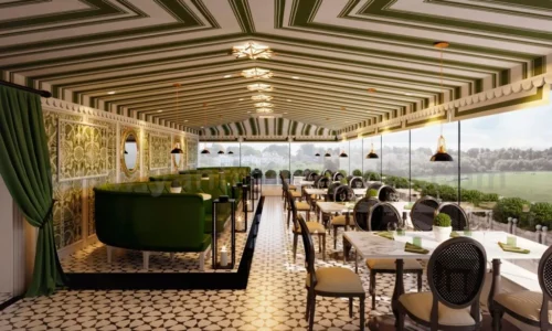 Photorealistic 3D Rendering Restaurant Interior Design Firms by Architectural Design Studio Rajkot india