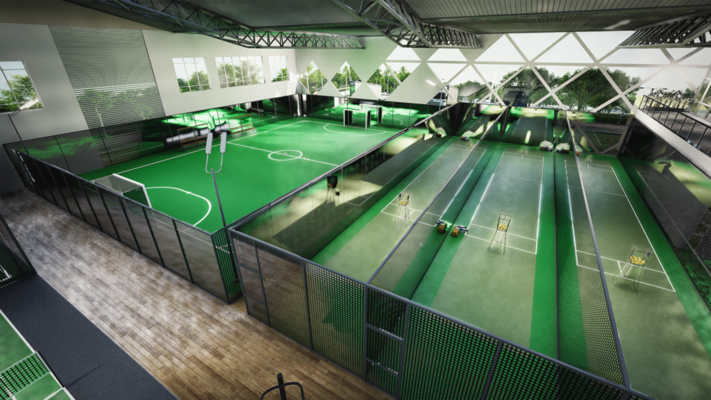 Unveiling the Blueprint Exploring Complex Sport Center Designs with 3D Interior Visualization Companies Delhi India
