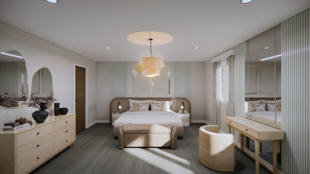 architectural rendering modern studio visualization animation services design Idea company companies firms agency interior bedroom classic Kolkata West Bengal