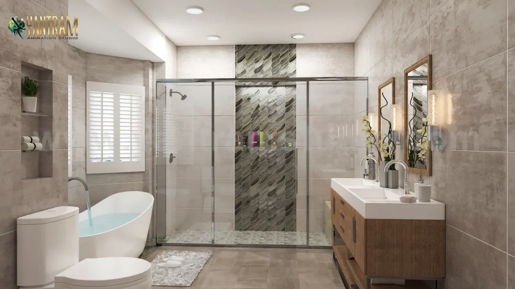 architectural rendering studio animation visualization services design view Idea residential hotel apartment bungalow Interior designers bathroom luxury firm company companies agency