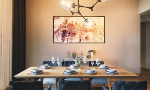 architectural rendering studio animation visualization services design Idea 3D designers Interior view Classic designers Modern Luxury residential home bungalow villa dining area india