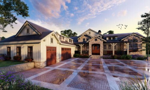 3d exterior rendering studio back yard design idea Residential 1024x576