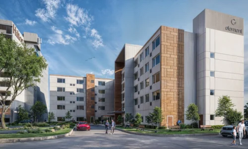 Top Exterior Rendering Companies Transforming Commercial Apartment Buildings with Precision rignt side view india