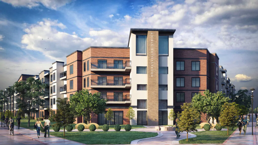architectural rendering studio animation visualization services design view Idea residential apartment exterior landscape balcony garden terrace walking area front view India