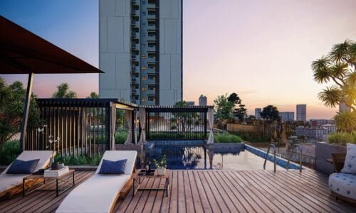 Immersive 3D Architectural Rendering Studio in India Designing Swimming Pools and Seating Chairs with Style