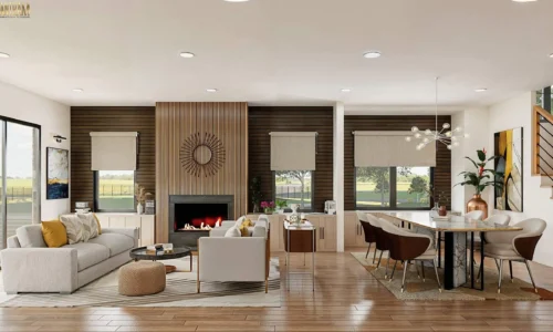 Design with Precision How 3D Architectural Rendering Services Perfect Living Room Interiors