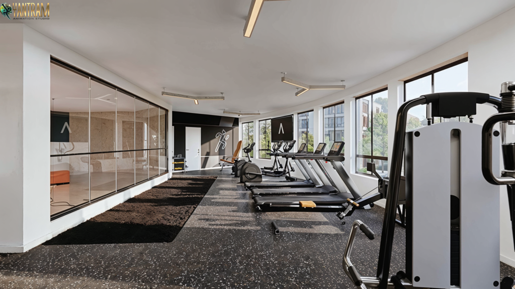 Fit for Success Exploring Gym Room Designs with India's Architectural Visualization Experts